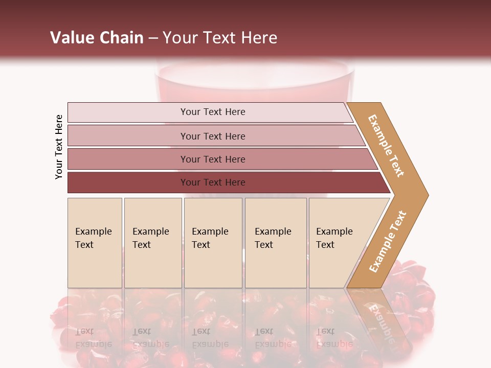 Closeup Superfruit Drink PowerPoint Template