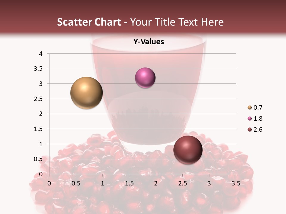 Closeup Superfruit Drink PowerPoint Template