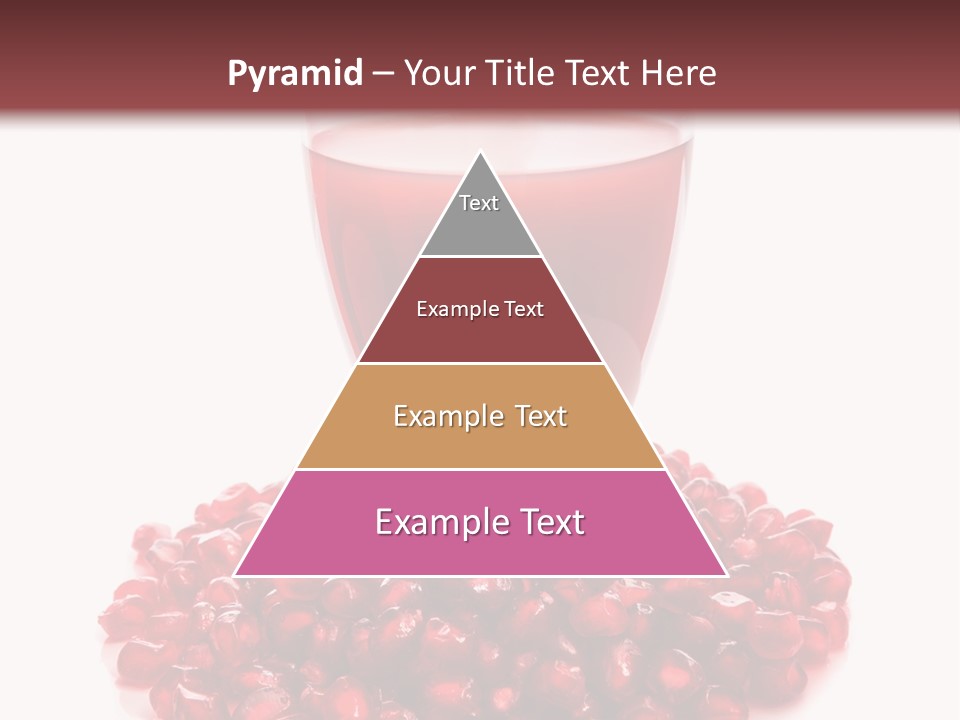 Closeup Superfruit Drink PowerPoint Template