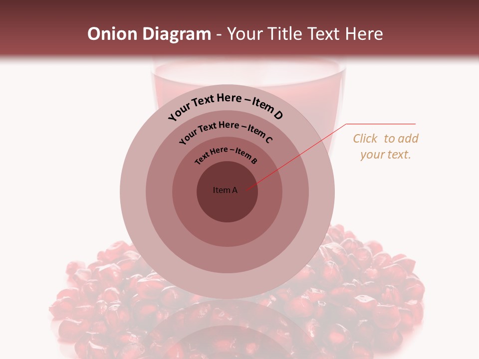 Closeup Superfruit Drink PowerPoint Template