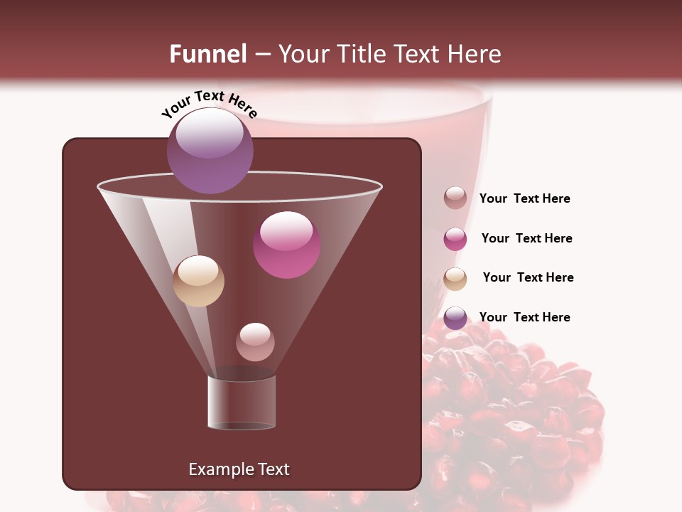 Closeup Superfruit Drink PowerPoint Template