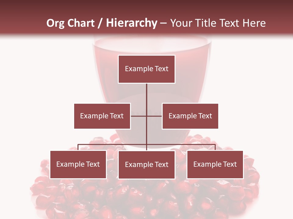 Closeup Superfruit Drink PowerPoint Template