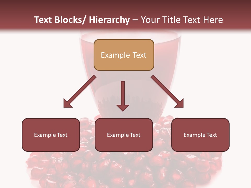 Closeup Superfruit Drink PowerPoint Template