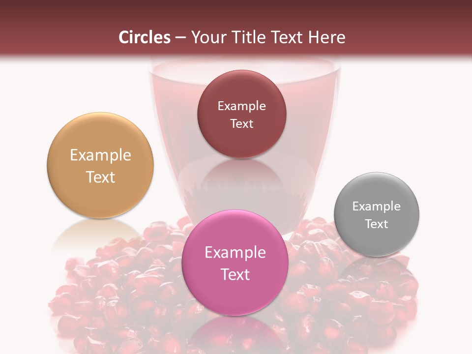 Closeup Superfruit Drink PowerPoint Template