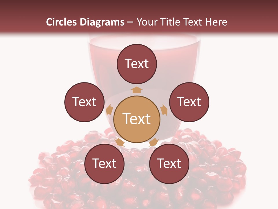 Closeup Superfruit Drink PowerPoint Template