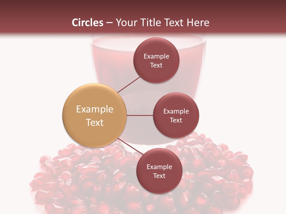 Closeup Superfruit Drink PowerPoint Template