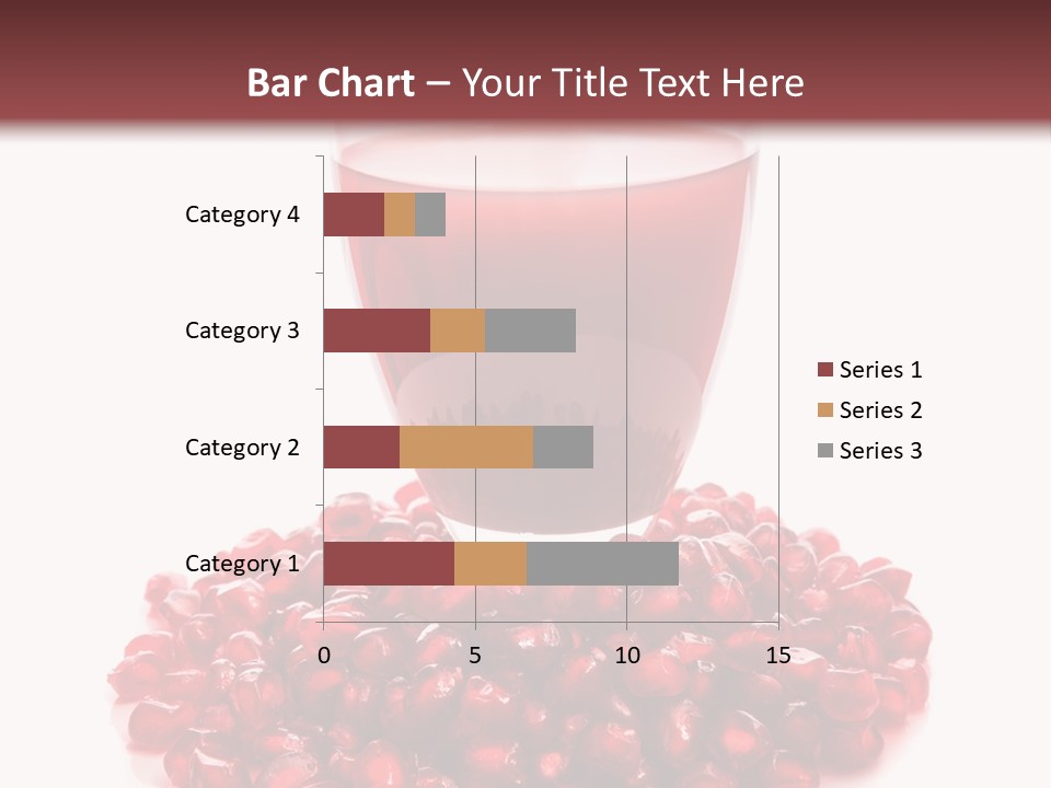 Closeup Superfruit Drink PowerPoint Template