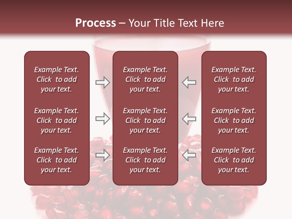 Closeup Superfruit Drink PowerPoint Template