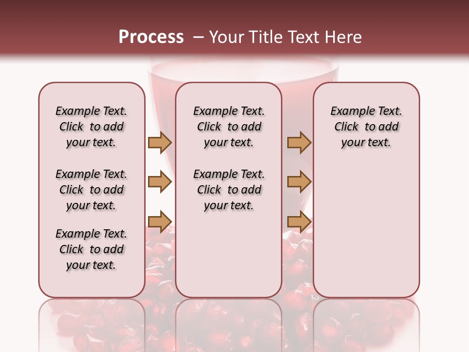 Closeup Superfruit Drink PowerPoint Template