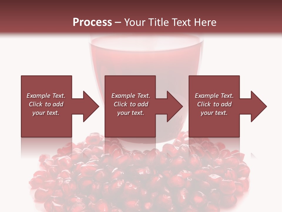 Closeup Superfruit Drink PowerPoint Template