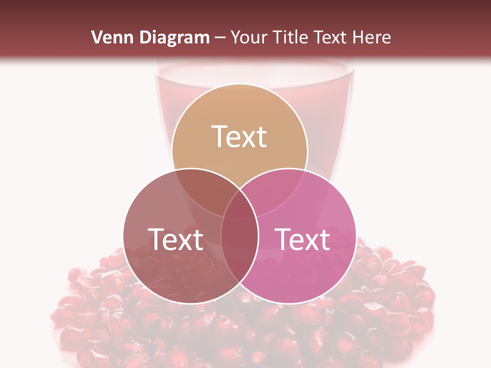 Closeup Superfruit Drink PowerPoint Template