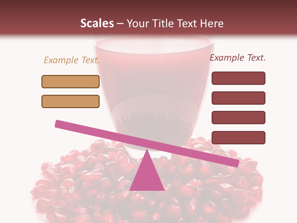 Closeup Superfruit Drink PowerPoint Template