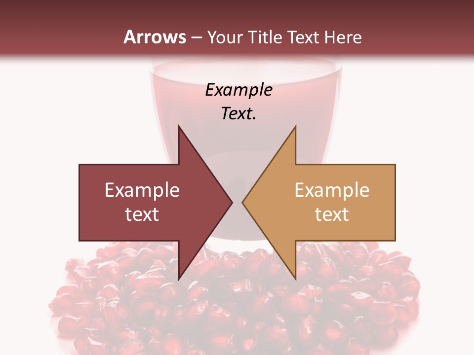 Closeup Superfruit Drink PowerPoint Template