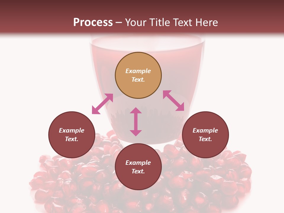 Closeup Superfruit Drink PowerPoint Template