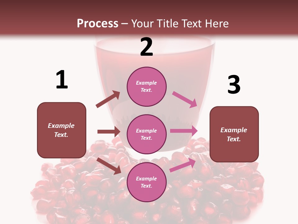 Closeup Superfruit Drink PowerPoint Template