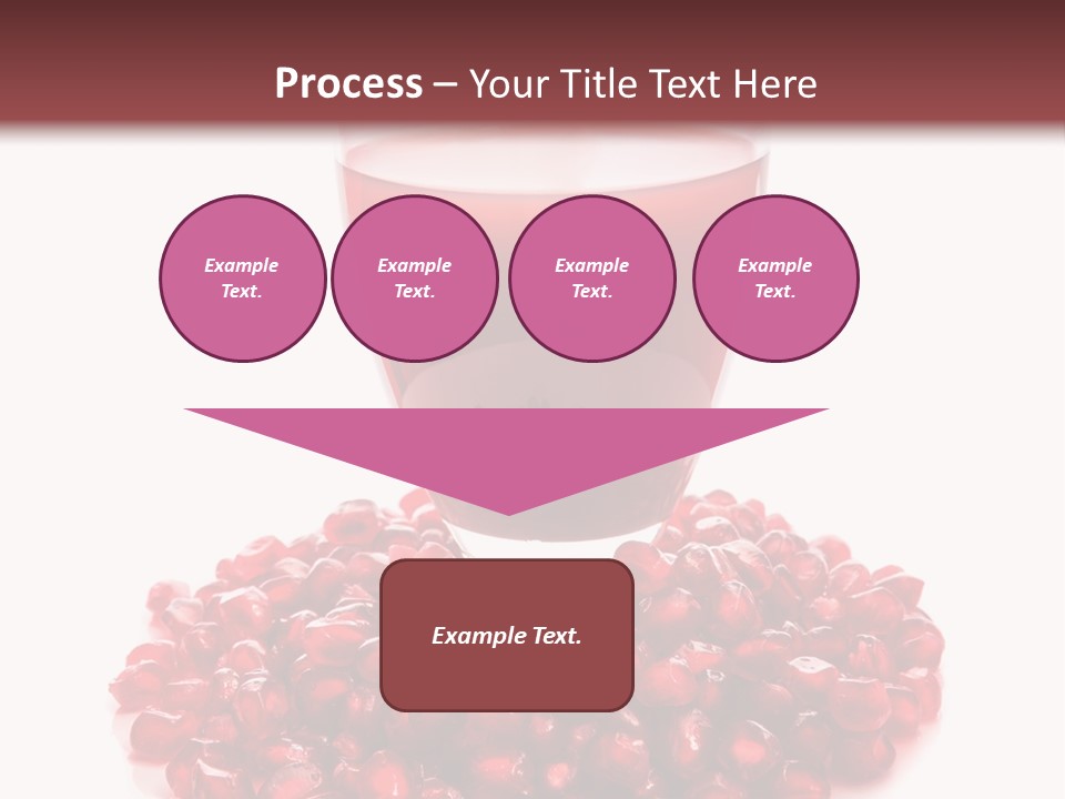 Closeup Superfruit Drink PowerPoint Template