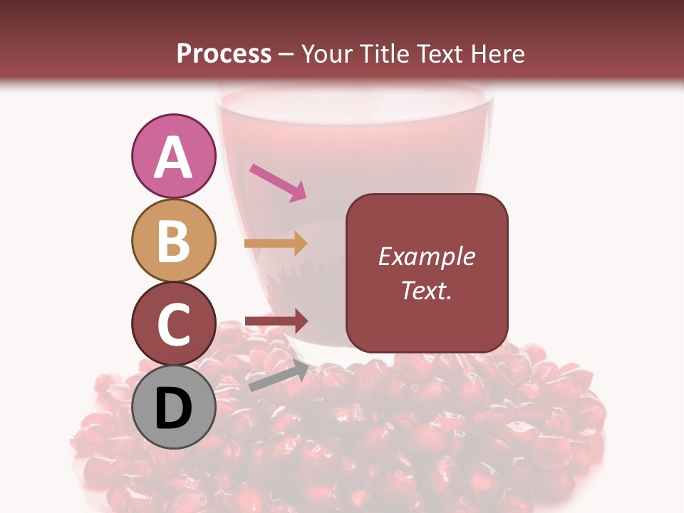 Closeup Superfruit Drink PowerPoint Template