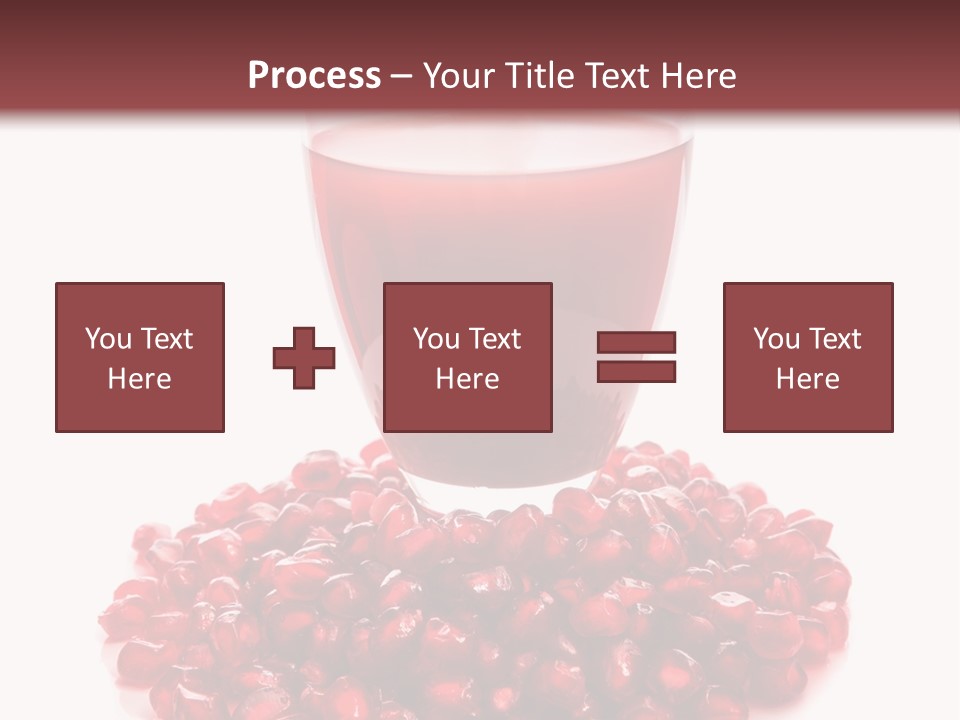 Closeup Superfruit Drink PowerPoint Template