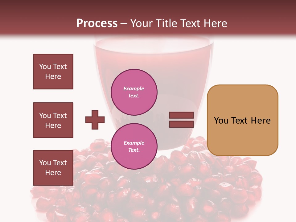 Closeup Superfruit Drink PowerPoint Template