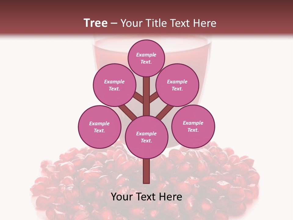 Closeup Superfruit Drink PowerPoint Template