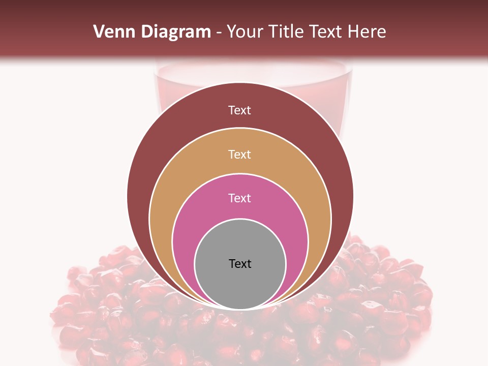 Closeup Superfruit Drink PowerPoint Template