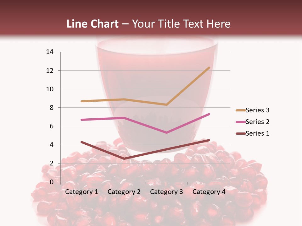 Closeup Superfruit Drink PowerPoint Template