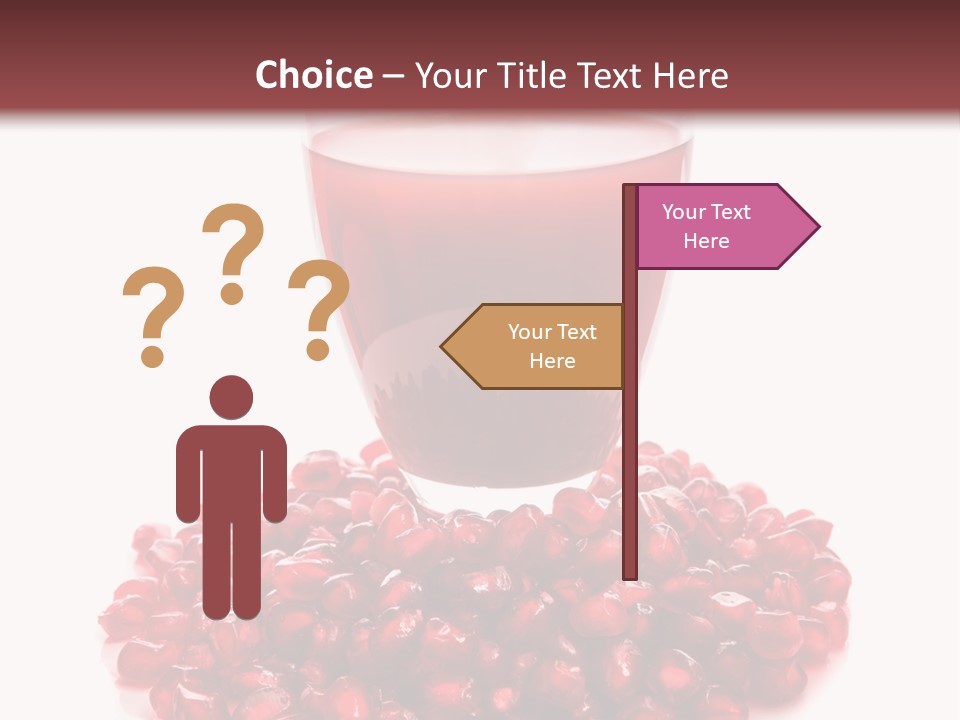 Closeup Superfruit Drink PowerPoint Template