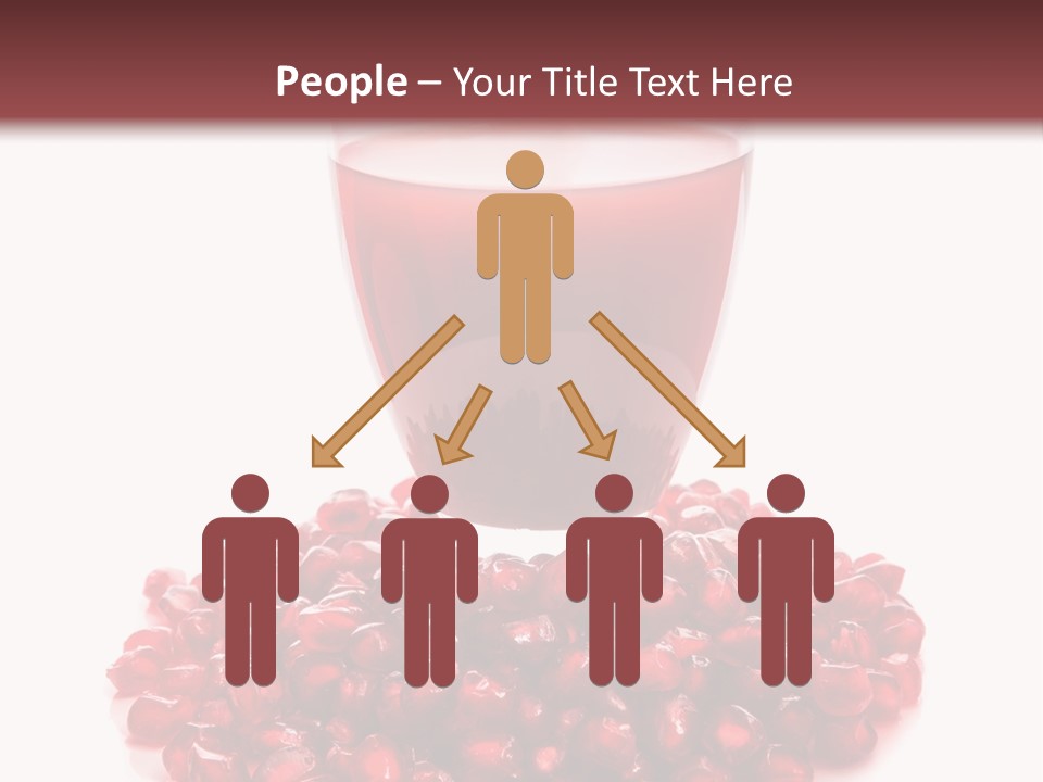 Closeup Superfruit Drink PowerPoint Template