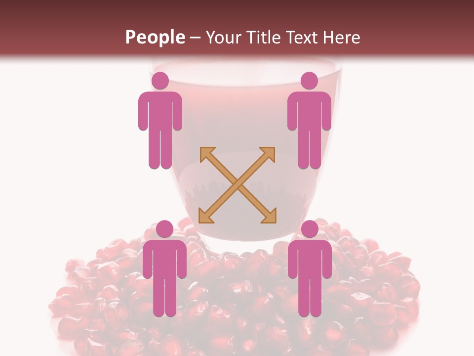 Closeup Superfruit Drink PowerPoint Template