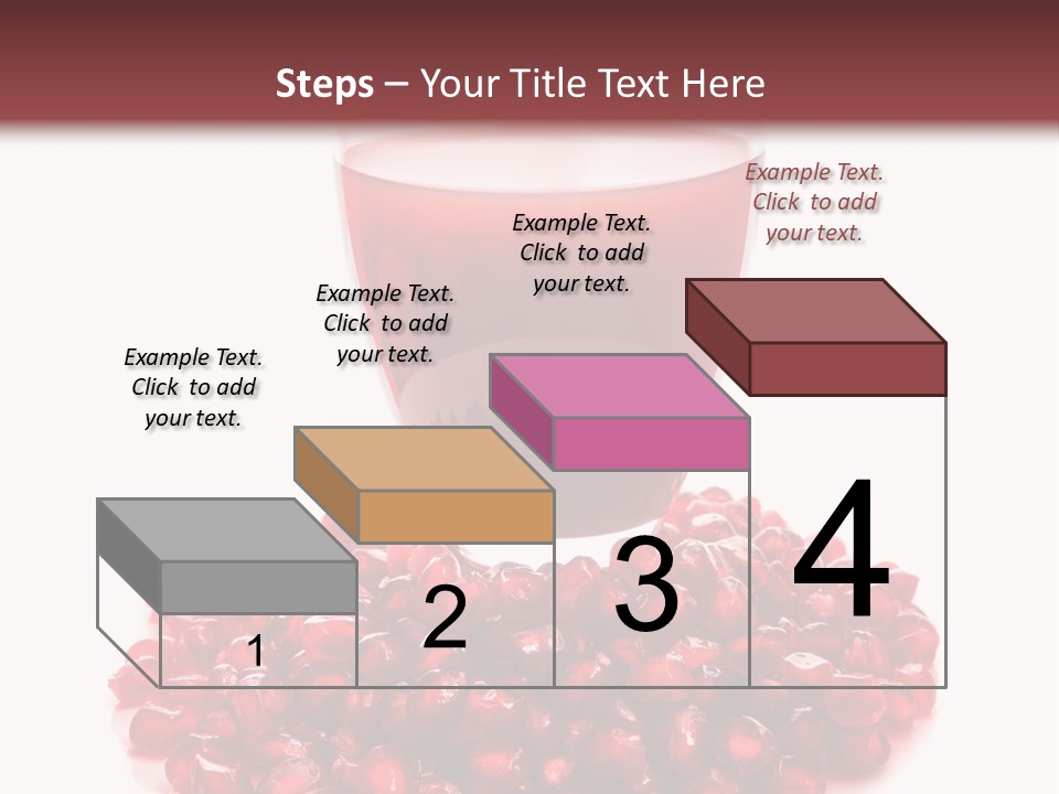 Closeup Superfruit Drink PowerPoint Template