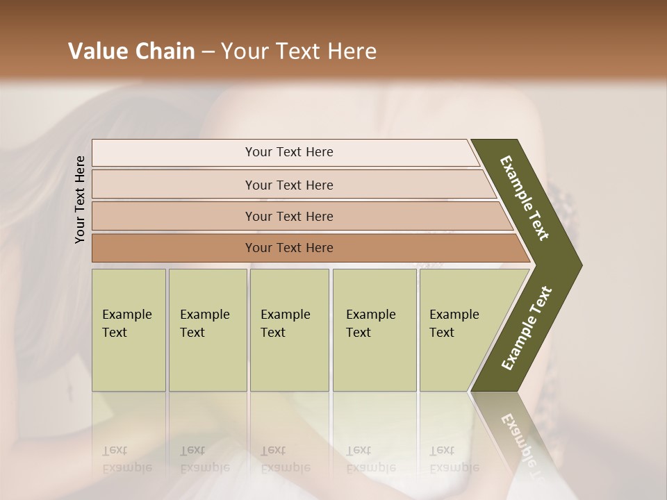 Bride Make Up Happy PowerPoint Template