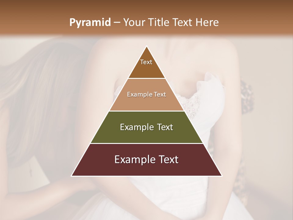 Bride Make Up Happy PowerPoint Template