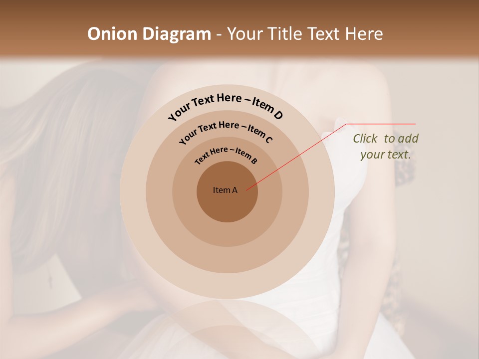 Bride Make Up Happy PowerPoint Template