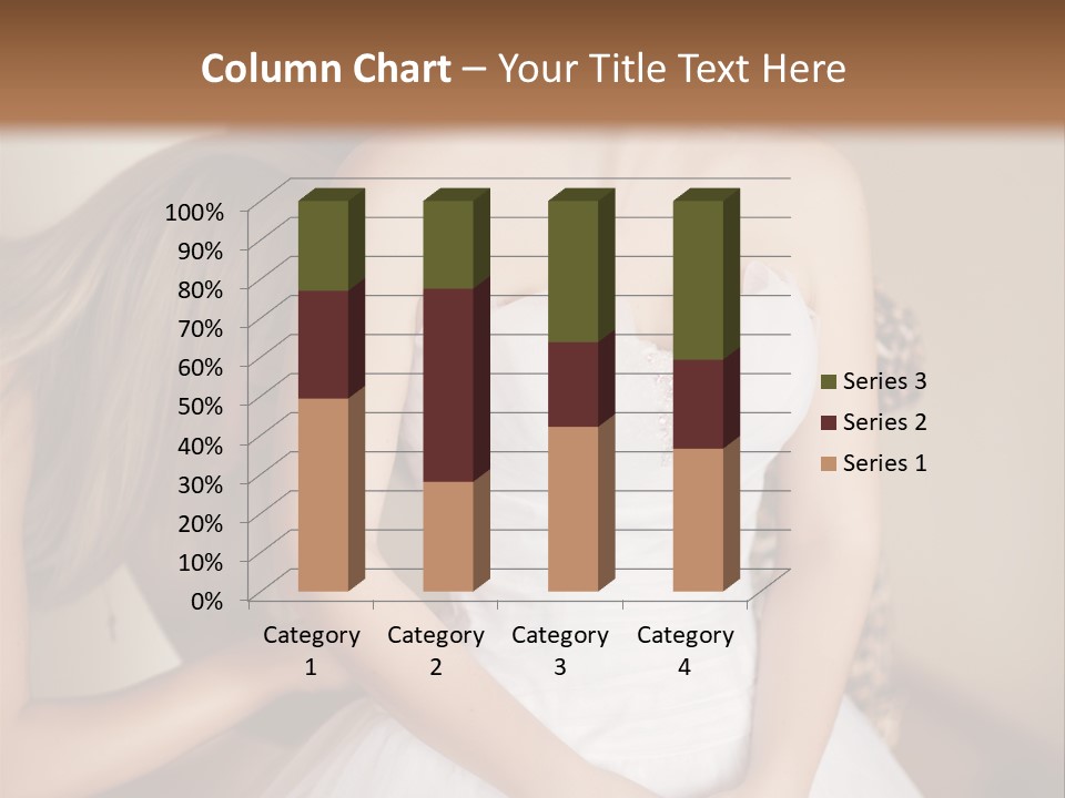 Bride Make Up Happy PowerPoint Template