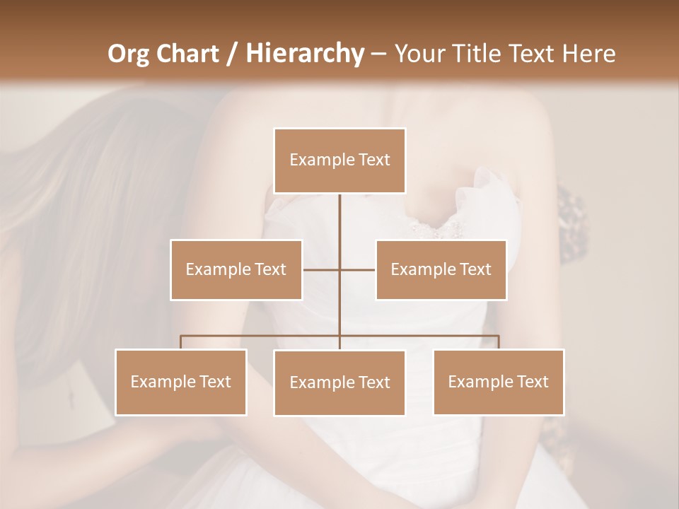 Bride Make Up Happy PowerPoint Template