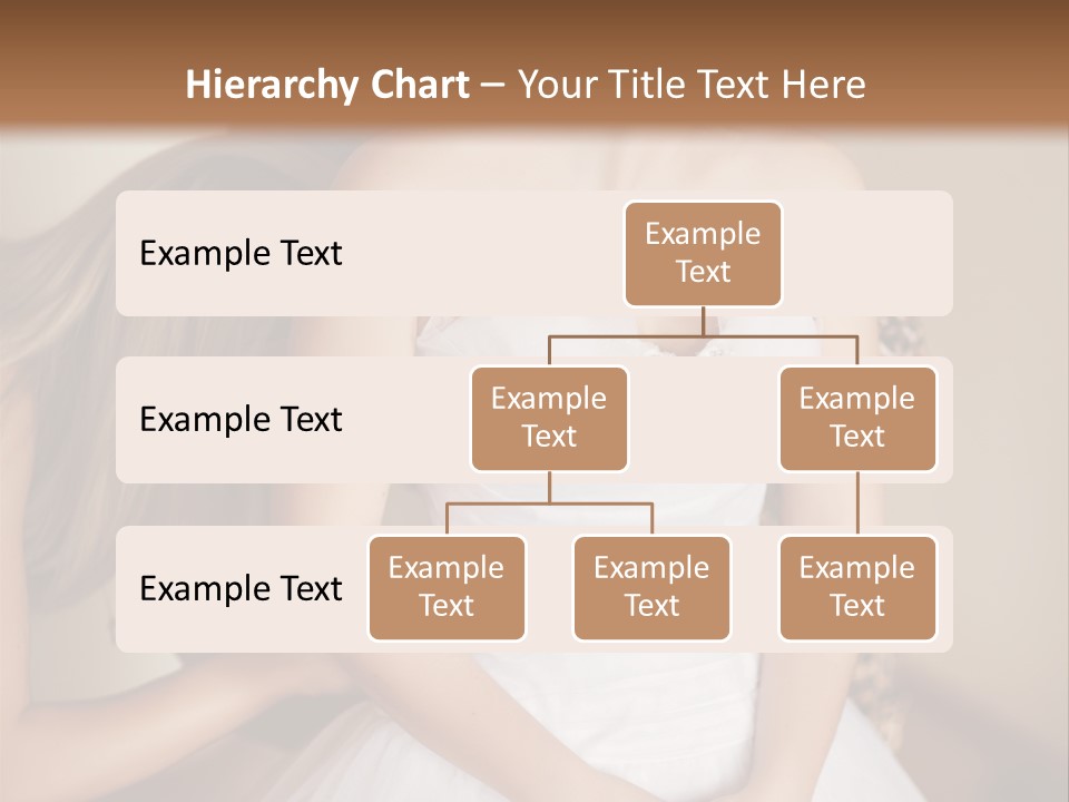 Bride Make Up Happy PowerPoint Template