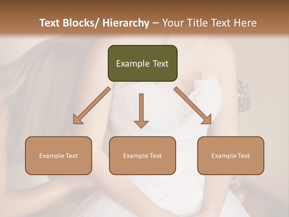 Bride Make Up Happy PowerPoint Template