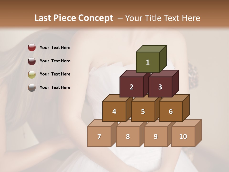 Bride Make Up Happy PowerPoint Template