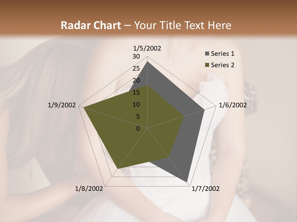 Bride Make Up Happy PowerPoint Template