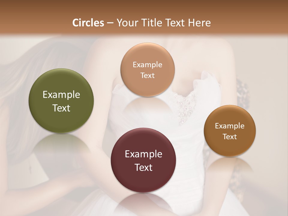Bride Make Up Happy PowerPoint Template