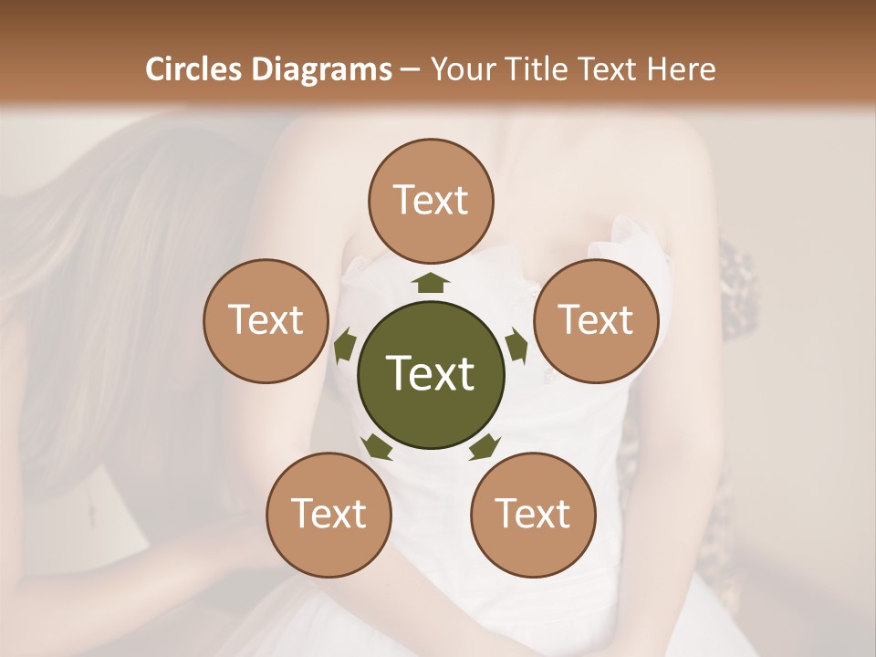 Bride Make Up Happy PowerPoint Template