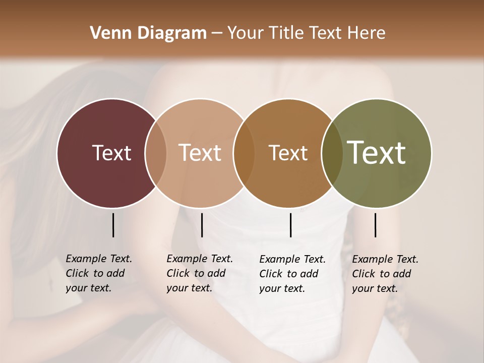 Bride Make Up Happy PowerPoint Template