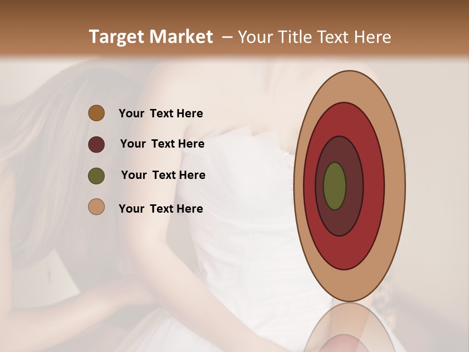 Bride Make Up Happy PowerPoint Template