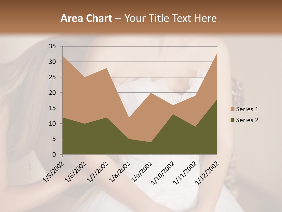 Bride Make Up Happy PowerPoint Template