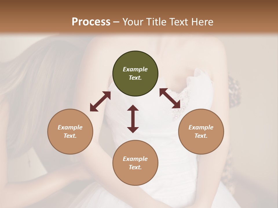 Bride Make Up Happy PowerPoint Template