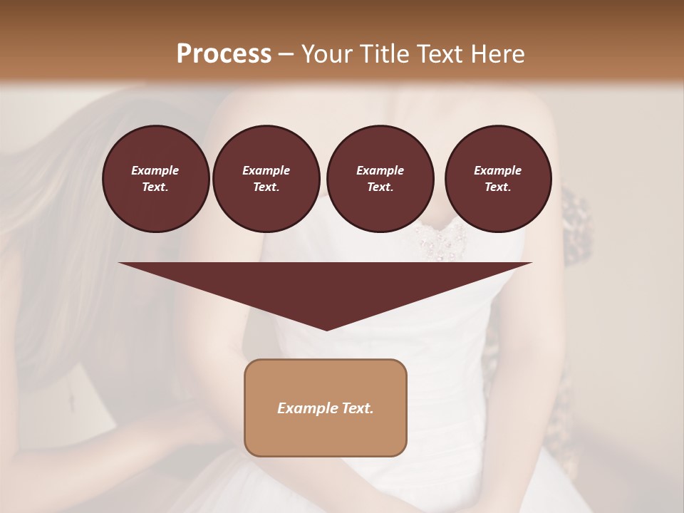 Bride Make Up Happy PowerPoint Template