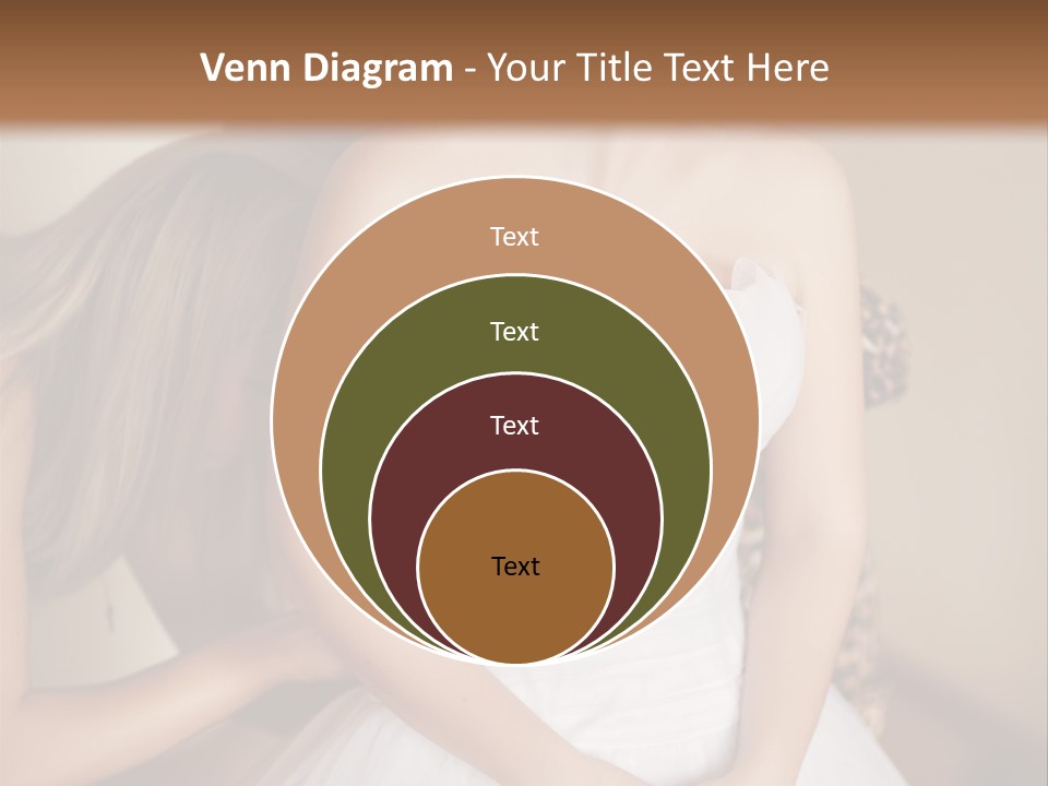 Bride Make Up Happy PowerPoint Template