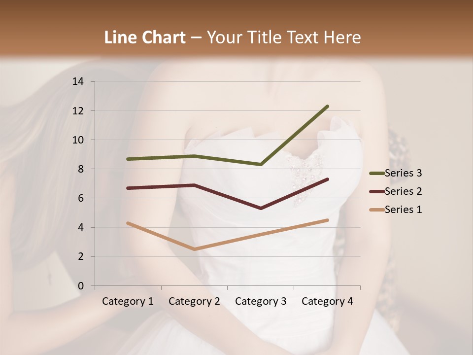 Bride Make Up Happy PowerPoint Template