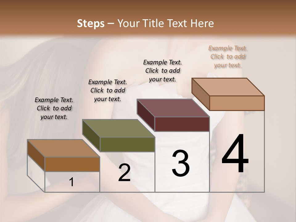 Bride Make Up Happy PowerPoint Template