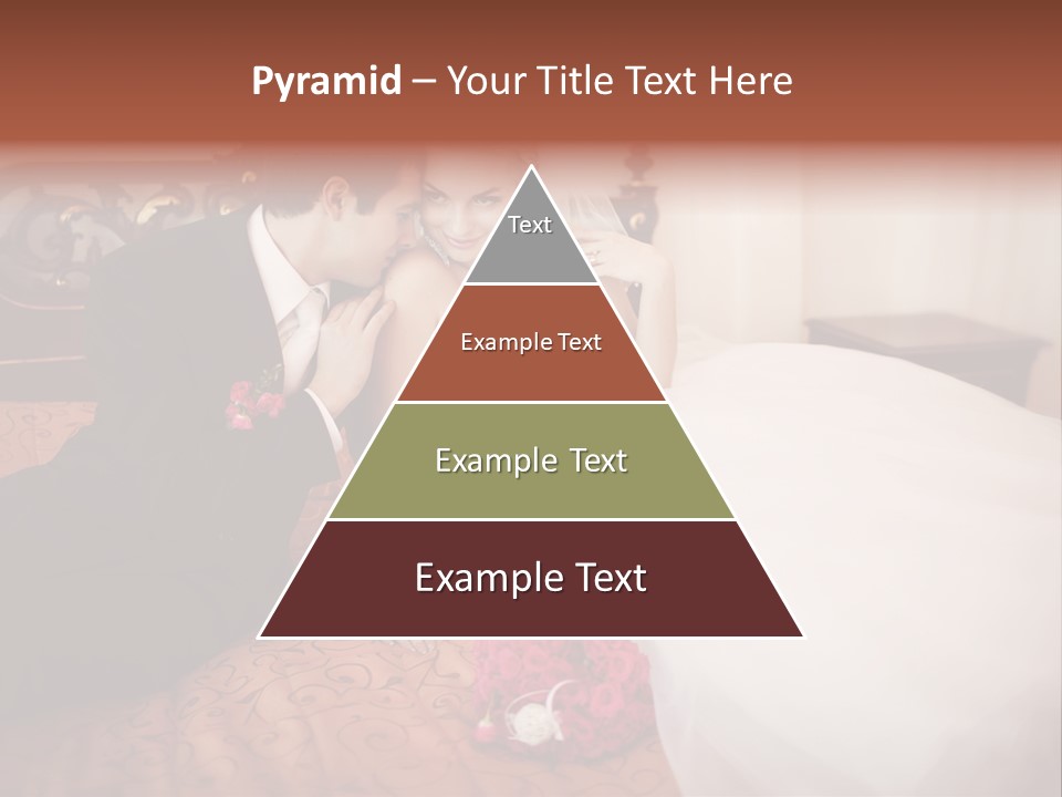 Happiness Bouquet Wife PowerPoint Template